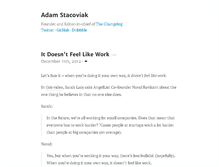 Tablet Screenshot of adamstacoviak.com